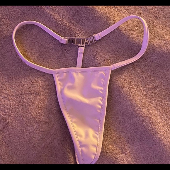Matte brand thong